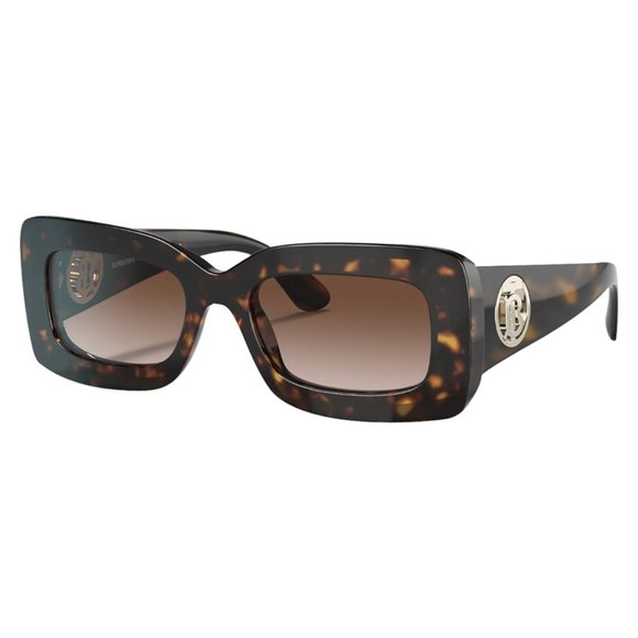 BURBERRY Astrid Sunglasses- Dark Havana Brown - Picture 1 of 10